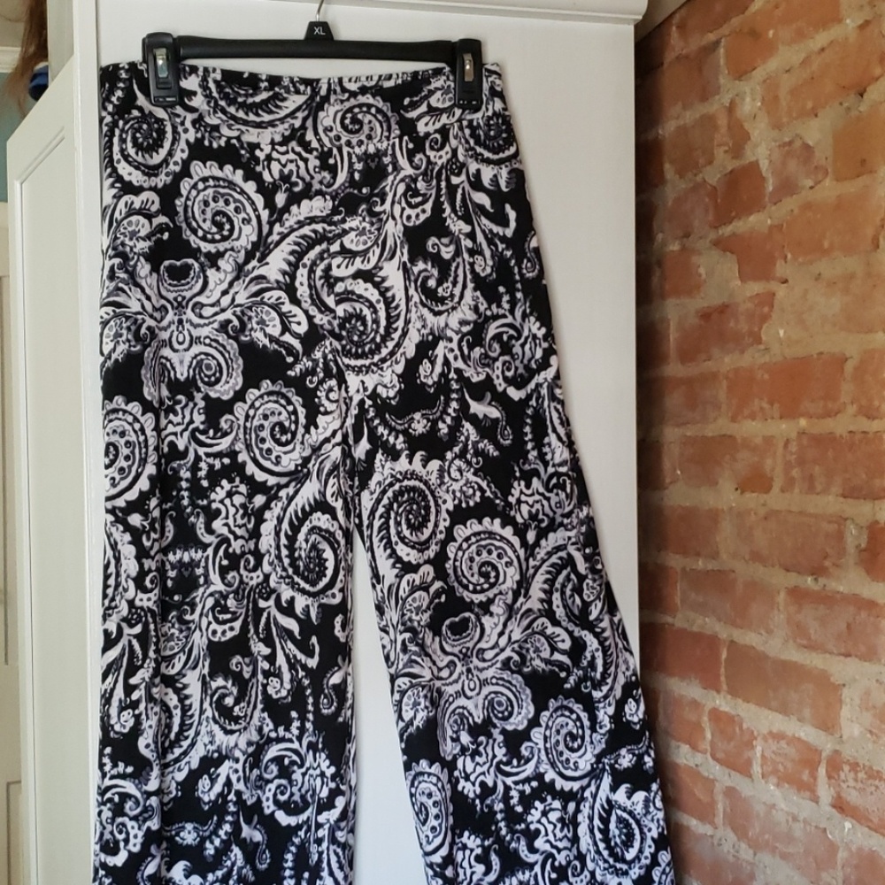 Wide leg women's summer pants